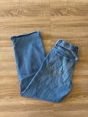 MOTHER lil mid rise tunnel vision sneak jeans size 29